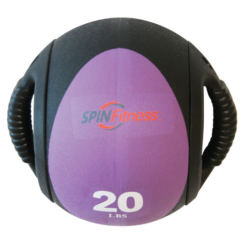 SPIN Fitness® Dual Grip Medicine Ball 20lb