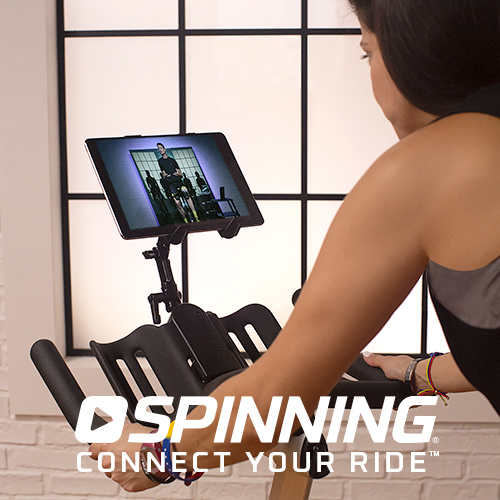 spin bike tablet mount