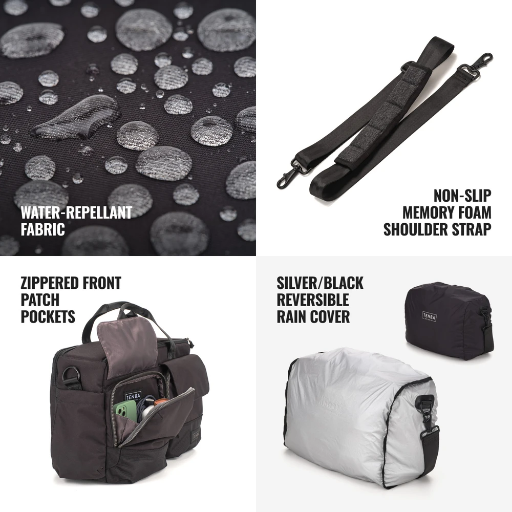 Tenba DNA v2 Shoulder Bag 16 - Black