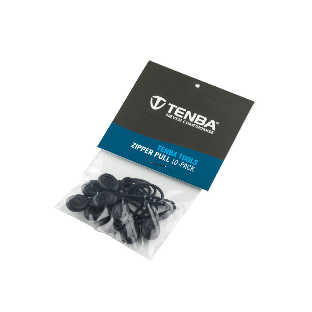 Tools Zipper Pulls - Pack of 10 - Black (636-271) | Tenba
