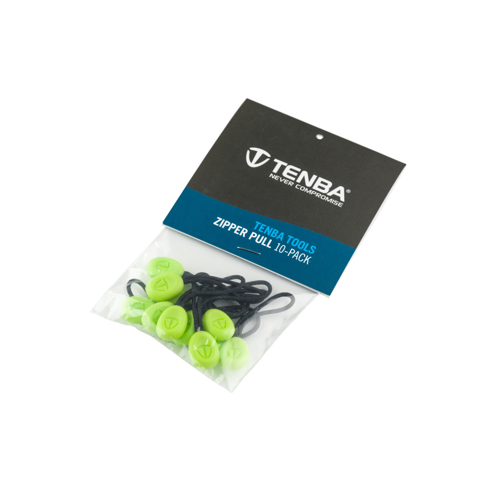 Tools Zipper Pulls - Pack of 10 - Lime (636-272) | Tenba