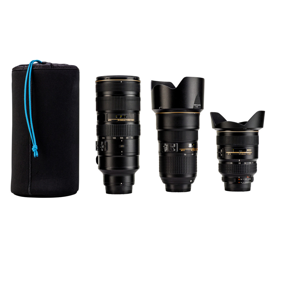 Tenba Tools Soft Lens Pouch 9x4.8 in. (23x12 cm) - Black
