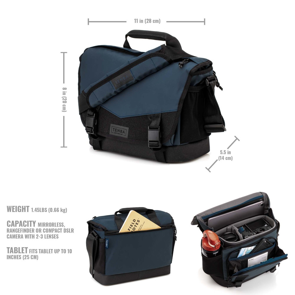 DNA 9 Messenger Bag Blue, Camera Backpack (638-571) | Tenba