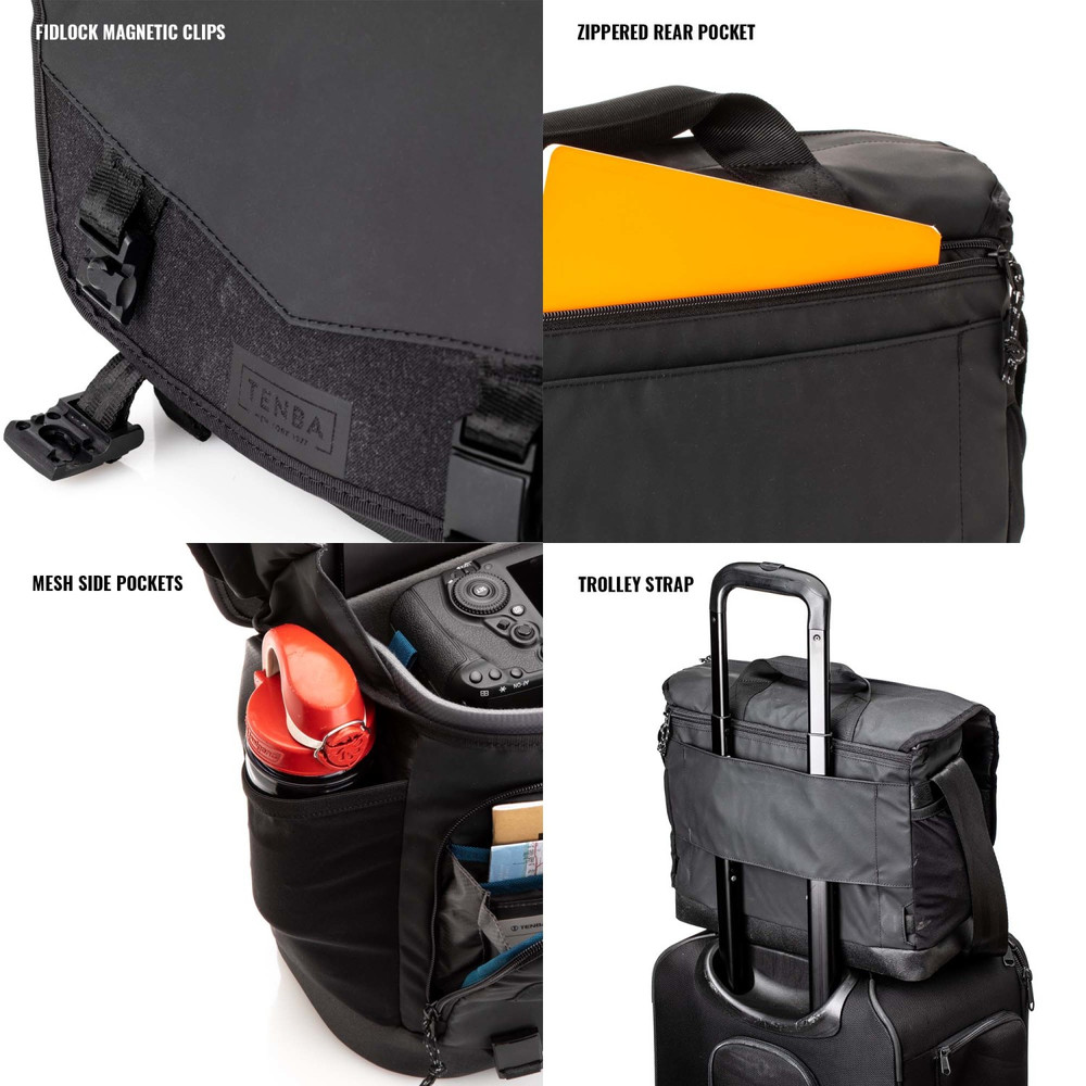 DNA 13 Messenger Bag Black, Shoulder Bag (638-572) | Tenba