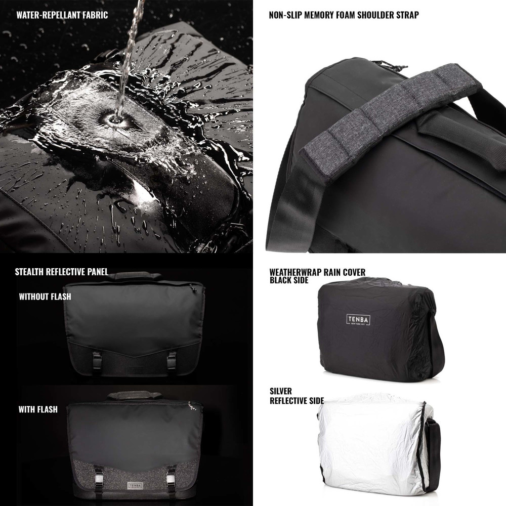 DNA 16 Slim Messenger Bag - Black (Open Box)