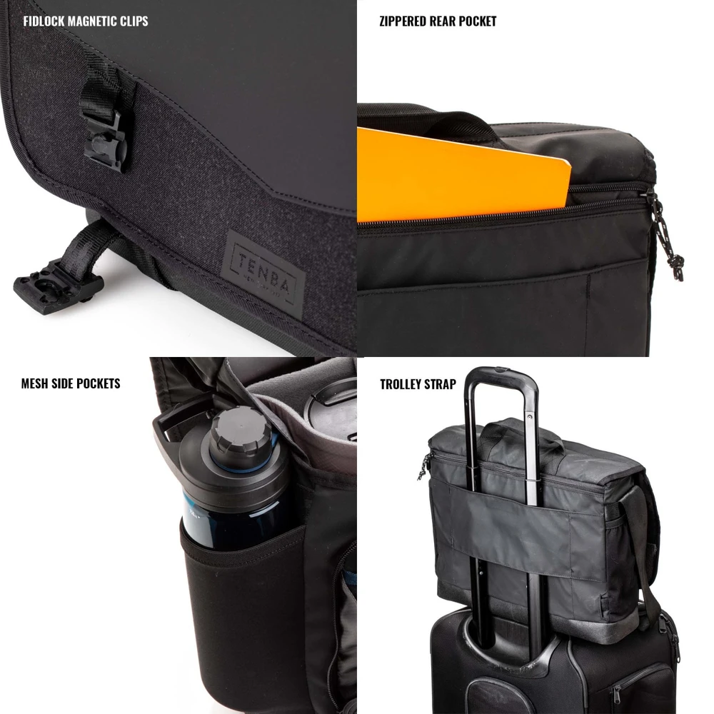 DNA 16 Slim Messenger Bag - Black (Open Box)