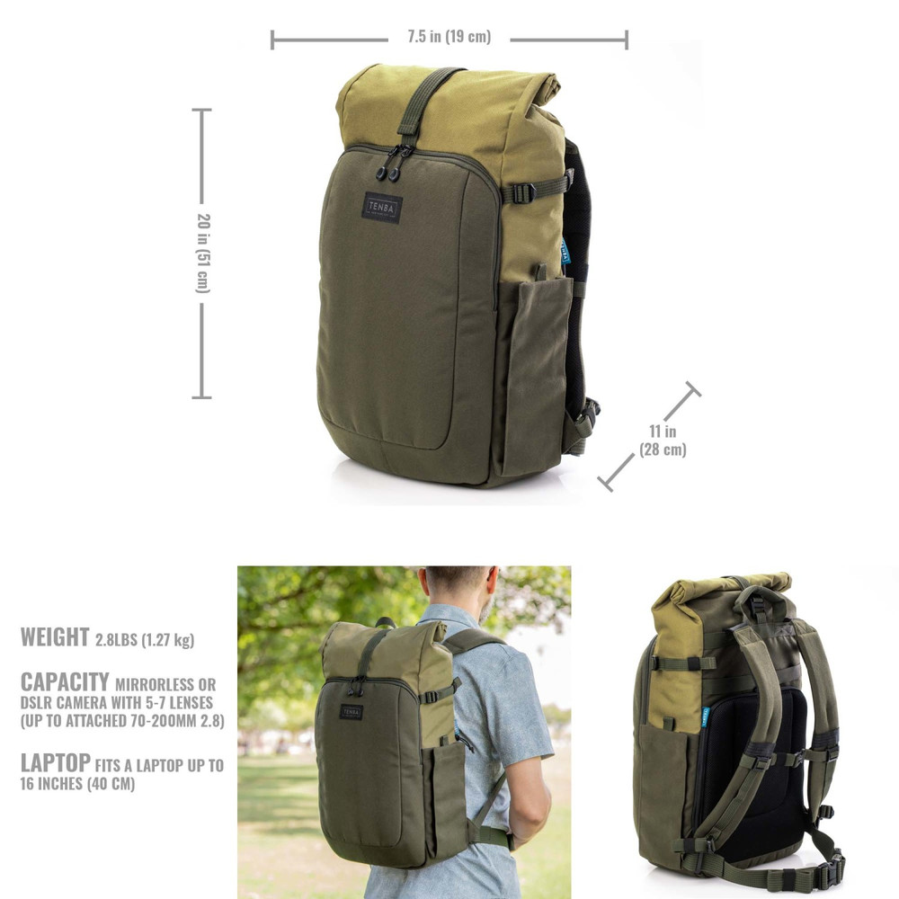 Fulton v2 16L Backpack - Tan/Olive