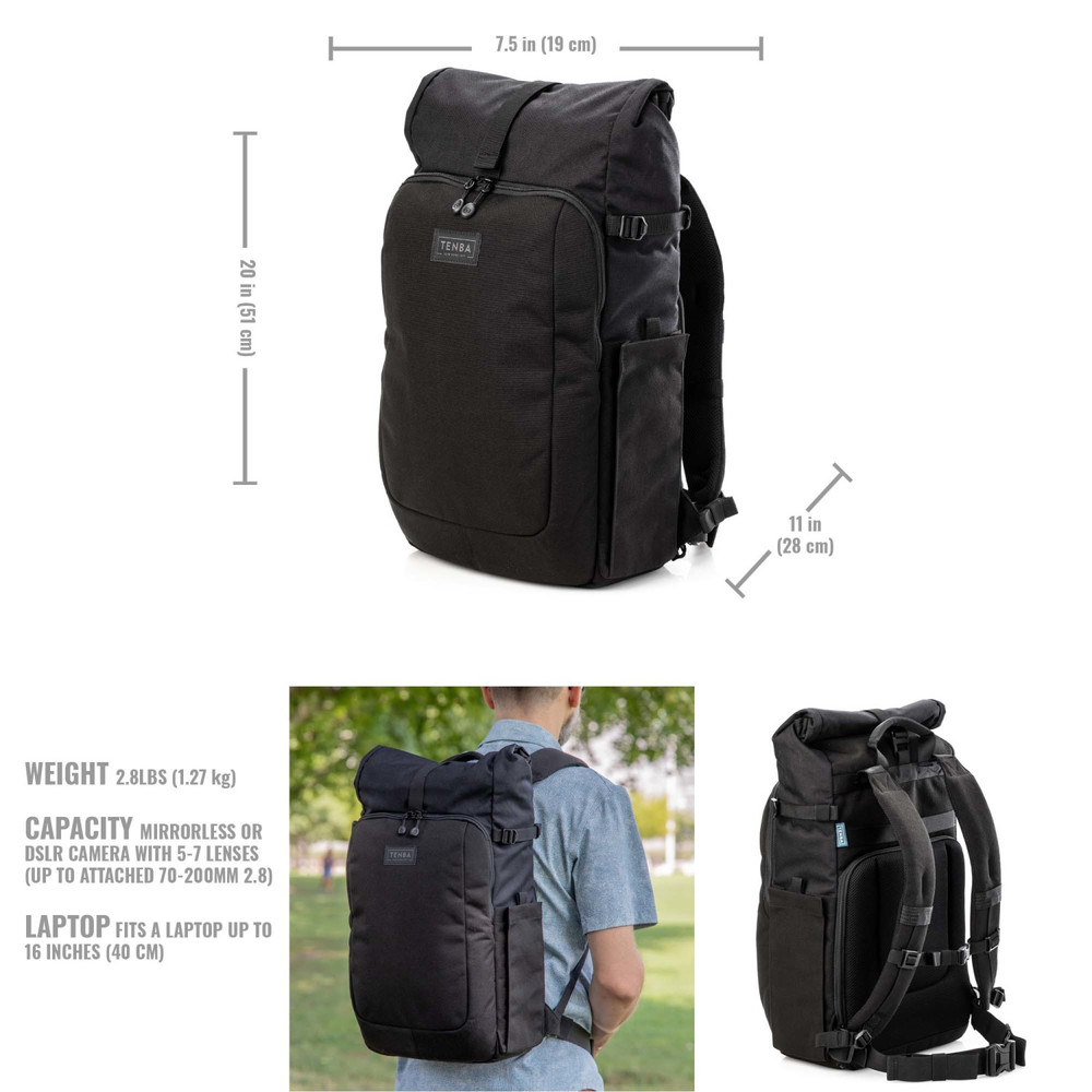 Fulton v2 16L Backpack - Black (Open Box)
