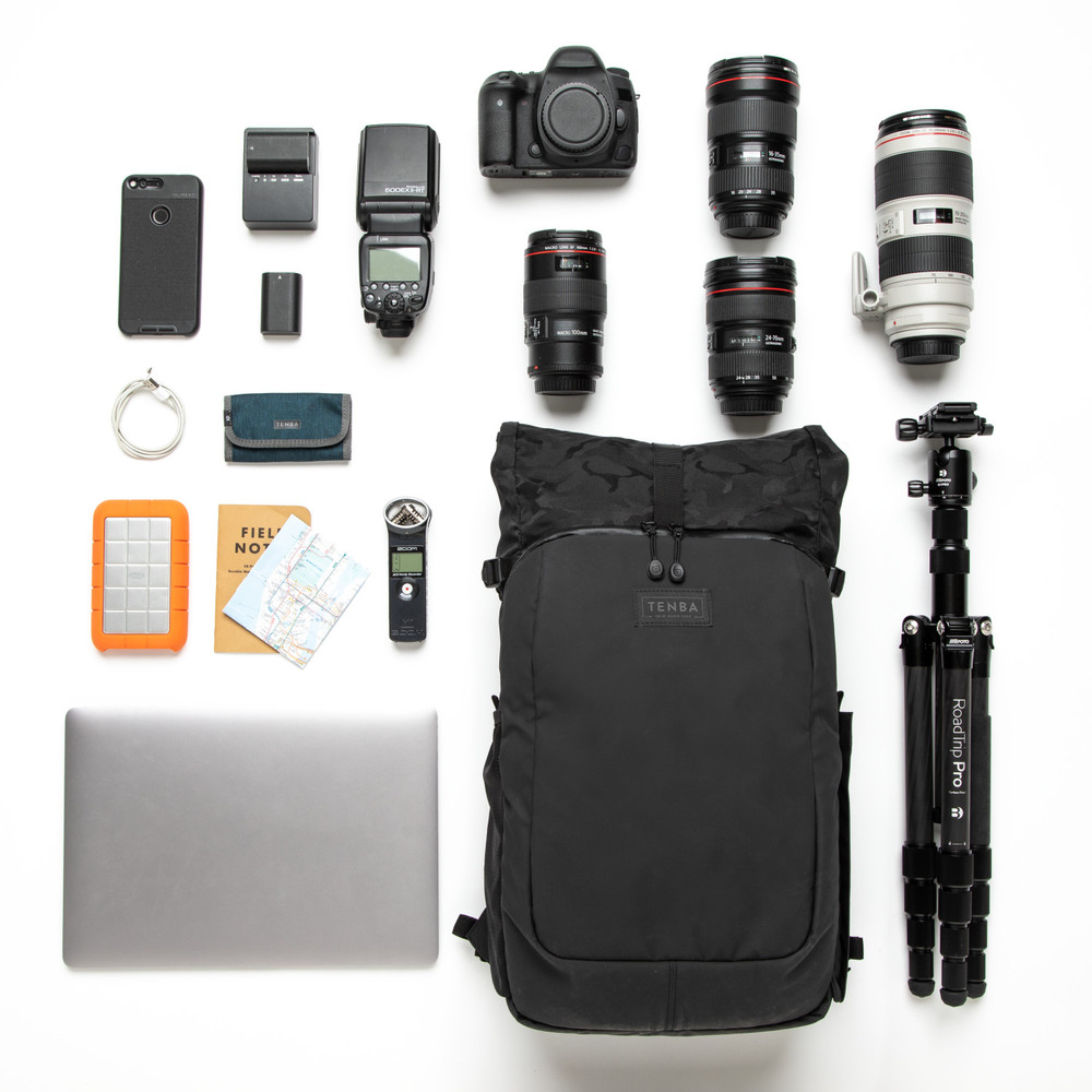 Fulton v2 16L All Weather Backpack - Black/Black Camo (Open Box)