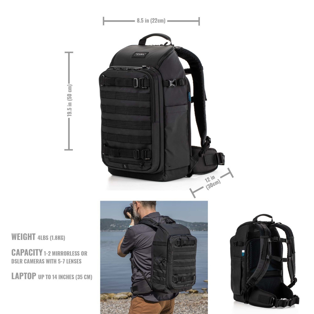 Axis v2 20L Backpack - Black (Open Box)