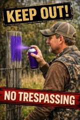 What Does a Purple Fence Post Mean?