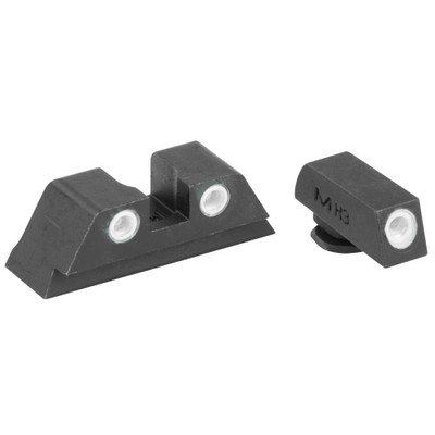 meprolight tru-dot, firearm accessory fits glock front view