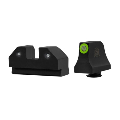 xs sights firearm accessory fits glock front view