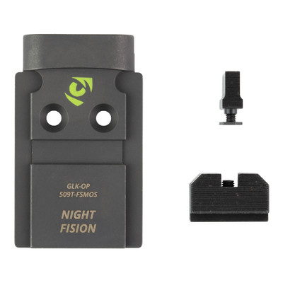 night fision firearm accessory fits glock front view