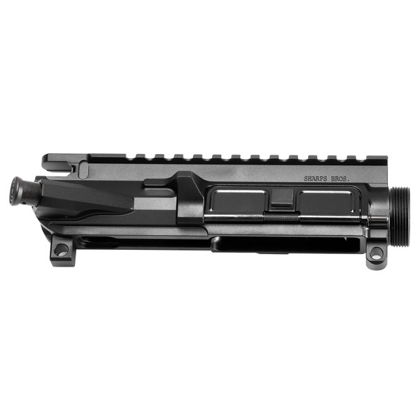 Sharps Bros. SBUR04, Billet Upper Receiver, Fits AR15, Black Finish, Includes Forward Assist and Dust Cover SBUR04