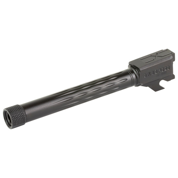 Faxon Firearms Match Series, Button Rifled, Drop In Barrel, 9MM, 1/2X28 Thread Pitch, Fits SIG P320 Full Size, Not Compatible with M17 or X-Series Pistols, Salt Bath Nitride Finish, Black, 1:10 Barrel Twist 320B910NFLOQ-T