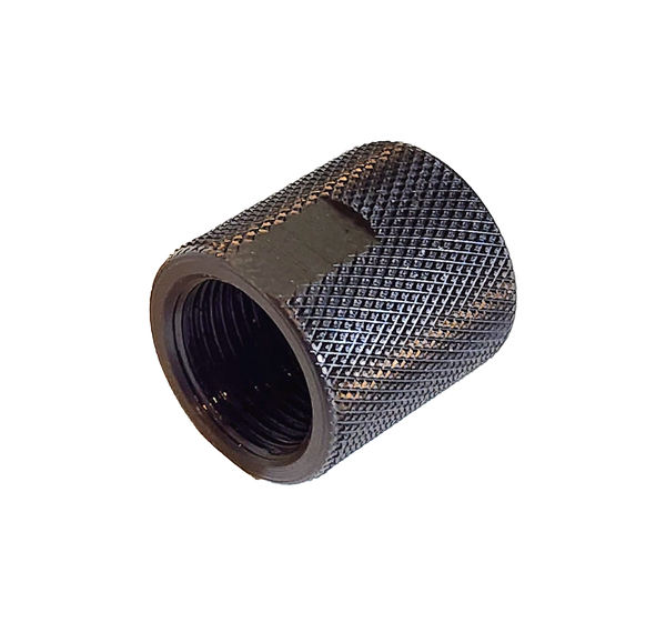 Thread Protector 1/2 28, Knurled W/ Flats for firearm upgrades