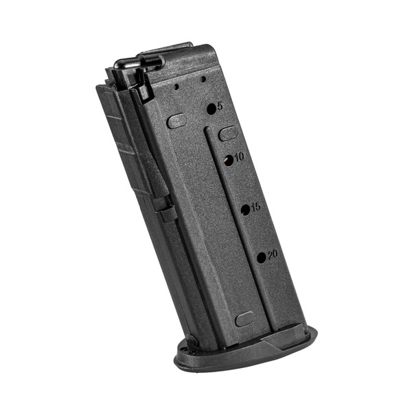 FN America Magazine, 5.7x28mm, 20 Rounds, Fits Five-seveN MRD, Polymer, Black 20-100682