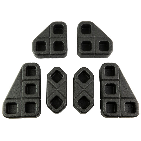 Magpul Industries DAKA, Angled Block Kit, Black, Includes (2) 45/90 Angled Blocks, (2) 30/60 Blocks, (1) Right and Left Blocks, (2) 45 Double Blocks MAG1366-BLK