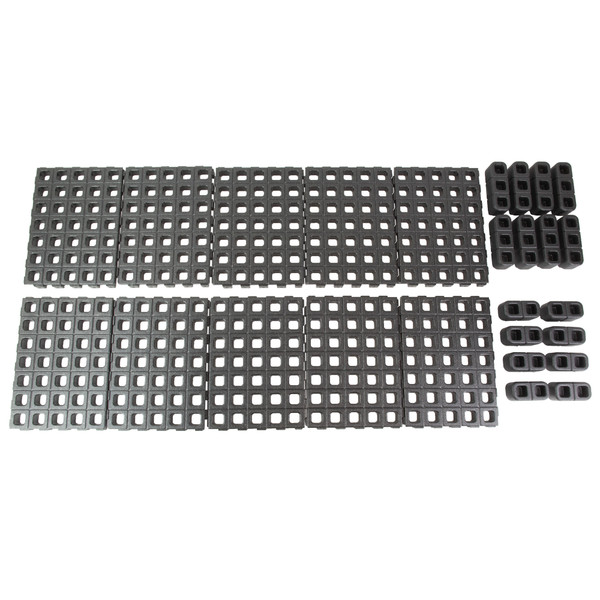 Magpul Industries DAKA, Long Rifle Grid Case Organizer, Black, Includes (10)-GRID Panels, (8)-Triple Blocks, (8)-Double Blocks, (4)-DAKA Gear Straps, and (8)-Adhesive Gap Shims MAG1501-BLK