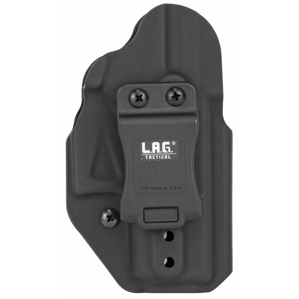L.A.G. Tactical, Inc. Liberator MK II, Holster, Ambidextrous, Fits Glock 43, 43X, 43X MOS, Kydex, Black Finish 70001