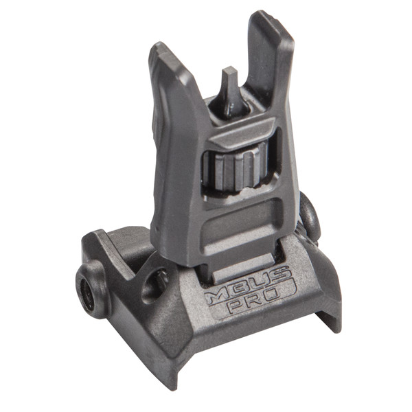 Magpul Industries MBUS PRO Front Sight, Fits Picatinny, Flip Up, Steel, Black MAG275-BLK