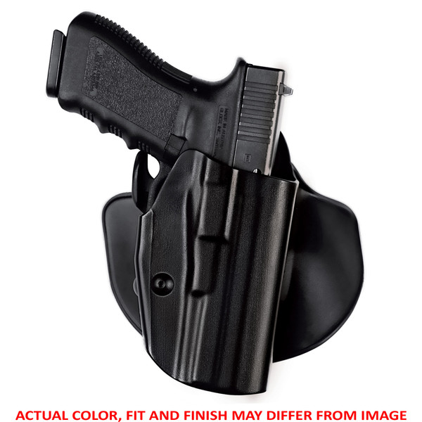 Safariland 578 GLS, Pro-Fit, Wide Frame Holster, Right Hand, Plain Black, Standard (Similar to GL17/20/37), Slide Paddle & Belt Loop, SafariSeven Material 578-750-411
