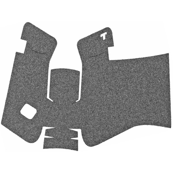 TALON Grips Inc Granulate, Grip, Adhesive Grip, Fits Glock Gen5 17 No Backstrap, Black 379G