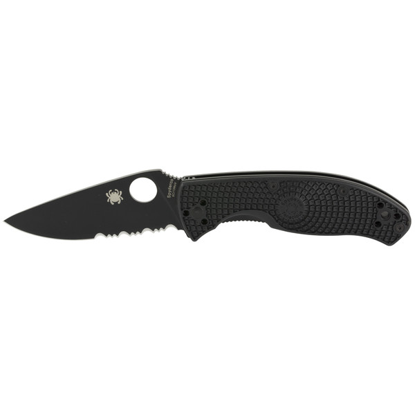 Spyderco Tenacious, 3.39" Folding Knife, Black, 8Cr13MoV C122PSBBK