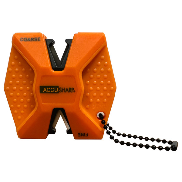 AccuSharp Knife Sharpener, Tungsten Carbide Blades, Rubber Over-Molded Grip, 24-Piece Counter Display 345CD