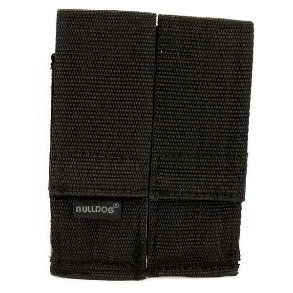Bulldog Cases Double Magazine Pouch, Black WMAGL