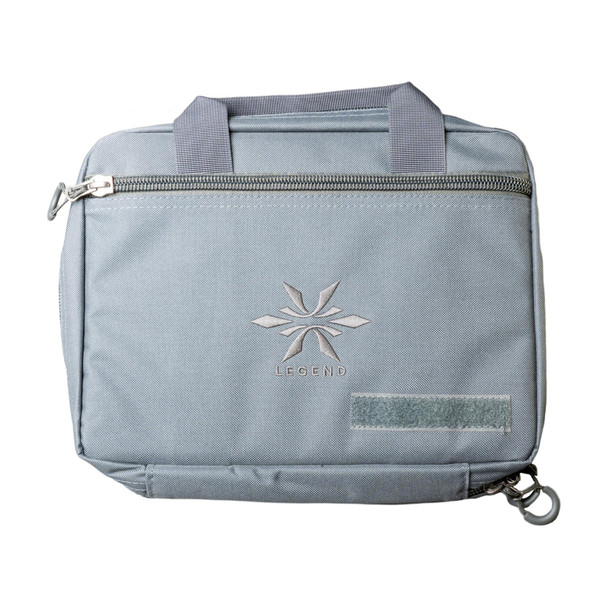 Legend Outdoor Gear Phoenix Tactical Pistol Case, Polyester Construction, Stealth Gray PHX500-SG