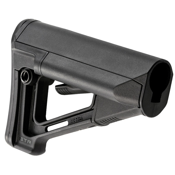Magpul Industries STR Stock, Fits AR-15, Mil-Spec, Black MAG470-BLK