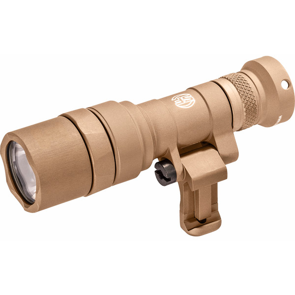 Surefire M340C Scout Pro Flashlight, LED, 500 Lumens, Tan Finish, 1913 Picatinny Mount installed, MLOK Mount included, Z68 On/Off Tailcap M340C-TN-PRO