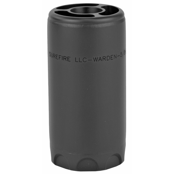 Surefire Warden Blast Regulator, Flash Suppressor, 7.62MM, Black, 5/8X24 WARDEN-5/8-24-BK