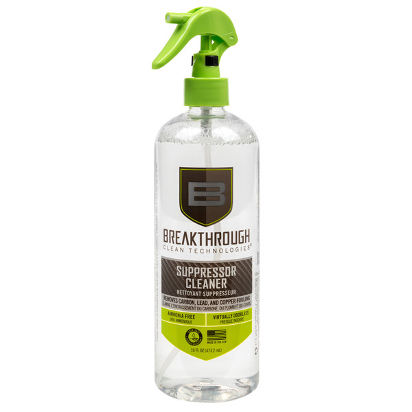 Breakthrough Clean Technologies Suppressor Cleaner, Solvent, 16oz Pump Spray Bottle BTSC-16OZ