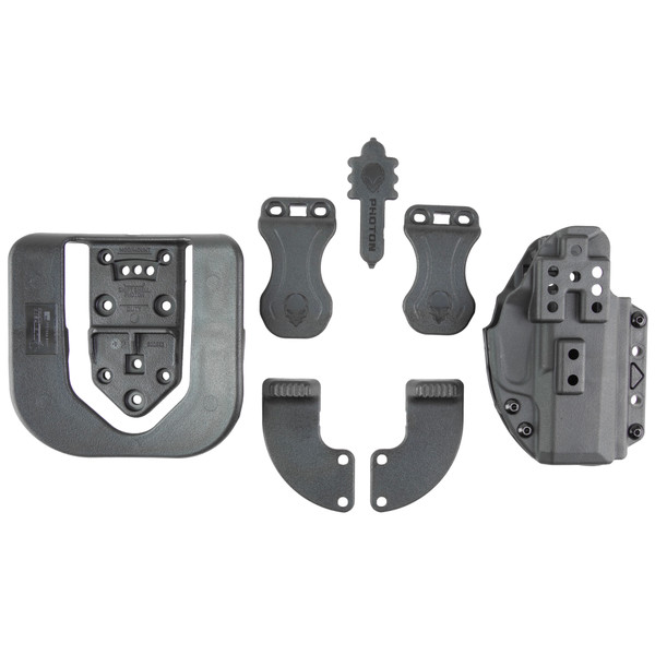 Alien Gear Holsters Photon Holster, Fits Sig P365/X/SAS, Polymer Construction, Ambidextrous, Black PHO-0900-L0-D