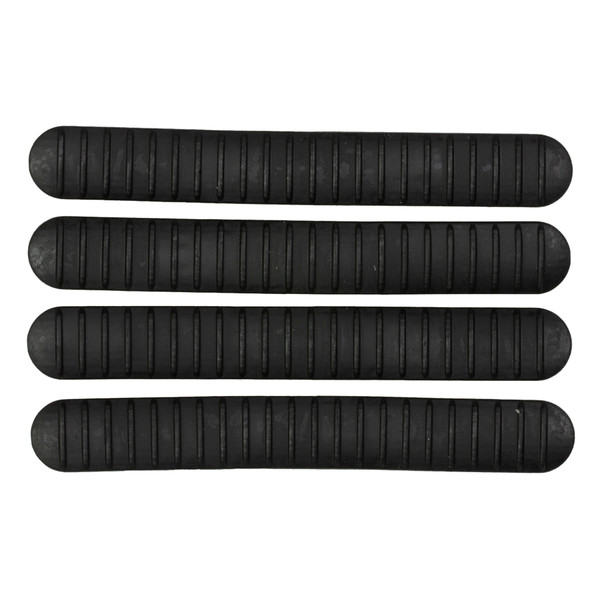 B5 Systems Rail Covers, 4 Pack, Fits M-LOK Rails, Matte, Black RCM-1256