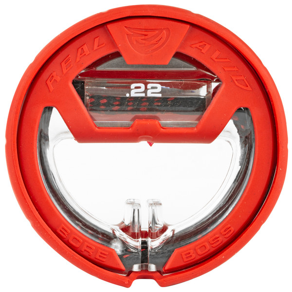 Real Avid Bore Boss, Ultra-Compact Bore Cleaning System, Fits .22 Caliber Firearms, Dual Action Cable, Integrated Phosphor Bronze/Braided Mop, Flex-Case Handle, Self-Storing AVBB22