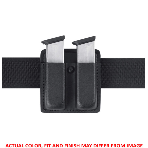 Safariland Model 73 Open Top Double Magazine Pouch, For 2.25" Duty Belts, Fits Glock 17, Hardshell STX, STX Tactical Black Finish 73-83-13