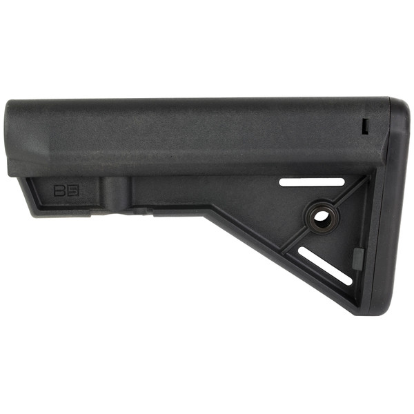B5 Systems Bravo Fixed, Stock, Black, Fits AR15 with MIL-SPEC Carbine Receiver Extensions BRC-1441