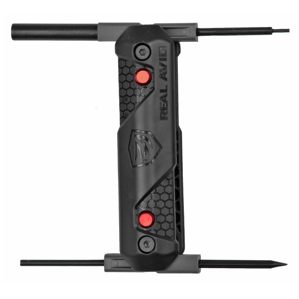 Real Avid 4-In-1 Multi-Tool, For All Glocks, Magnetic 3/16" Hex Driver, 3mm Armorer's Pin Punch, .050 Allen Wrench, Flat Blade Screwdriver, Frame Stores All 4 Tools AVGLOCK41