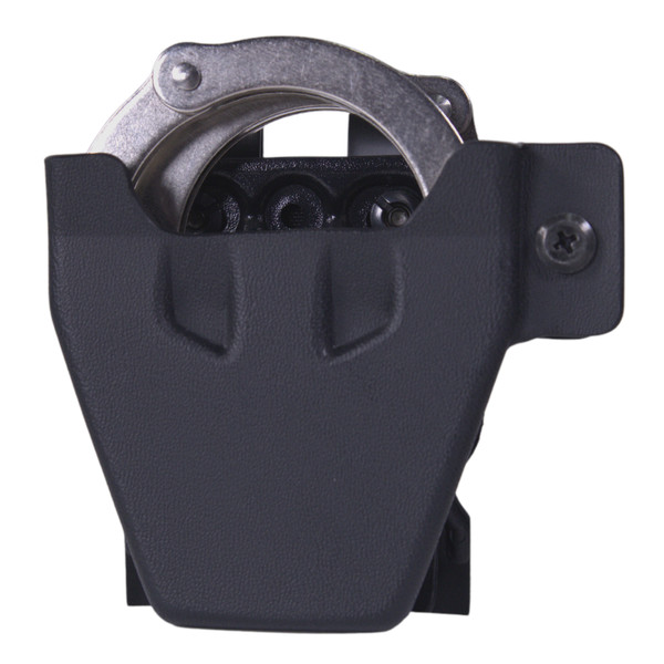 High Speed Gear Uniform Line, Handcuff Holster, For S&W Chained Handcuff, Fits MOLLE/Belt, Black, Kydex 42DCSCBK