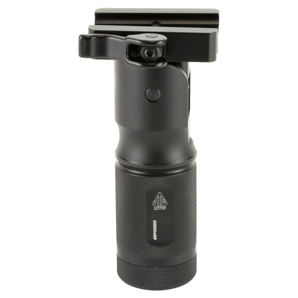 Leapers, Inc. - UTG Vertical Foregrip, Foldable, Low Profile, Quick Detach Lever Lock, Combat Quality Metal,  Picatinny Black Finish MNT-GRP002SQ