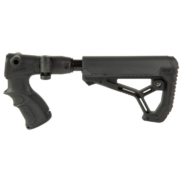 F.A.B. Defense M4, Folding Buttstock, Shock Absorber, Fits Remington 870, Black FX-AGRF870FKSB