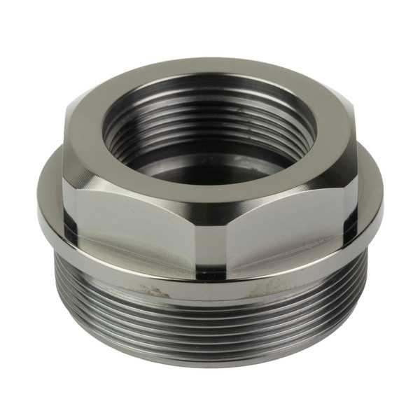 Rearden Atlas Bravo, Thread Adapter, Compatible with all Rearden Devices/Q Cherry Bomb/Plan B, For Suppressors with Inside Diameter Threading of 1.375X24, PVD Finish, Gunmetal 10257