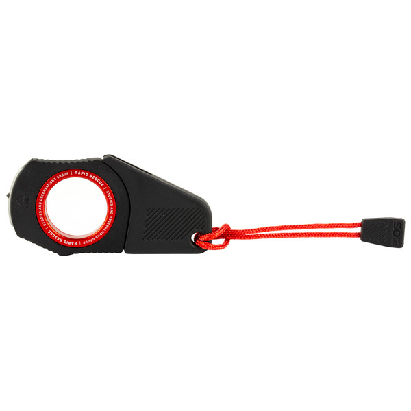 SOG Knives & Tools Rapid Rescue, Compact Seat Belt Cutter, Black and Red SOG-26-30-04-43