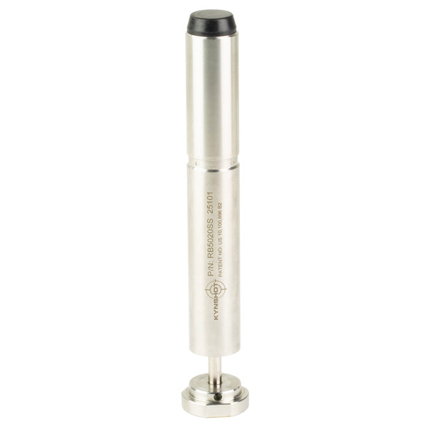 KynSHOT RB5020SS Short Stroke Hydraulic Recoil Buffer, Fits AR-9 Style PCC that Uses an A1 or A2 Rifle Length Fixed Stock (Internal Depth 9.5"), Stainless Steel Construction, Silver RB5020SS