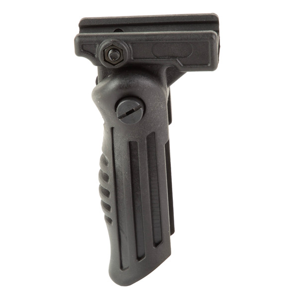 NcSTAR Folding Vertical Grip, Compatible with 1913 Picatinny Rails, Matte Finish, Black AARFVG
