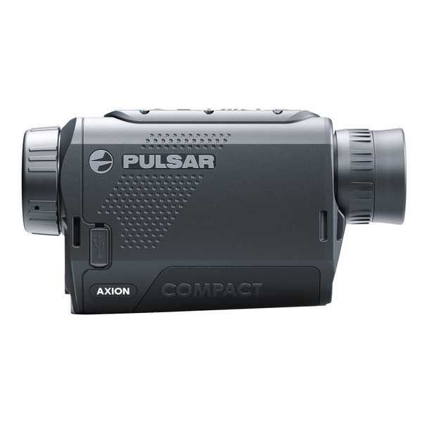 Pulsar Axion XQ19 Compact, Thermal Imaging Monocular, 1.5-6X Magnification, 19mm Objective, Matte Finish, Black PL77517